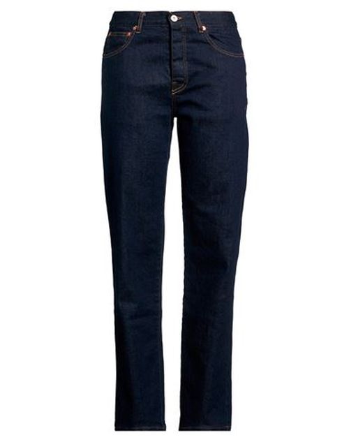 Woman Jeans Blue Size 26 Cotton, Elastane