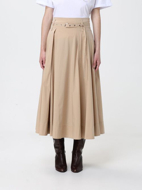 Skirt Woman color Cream
