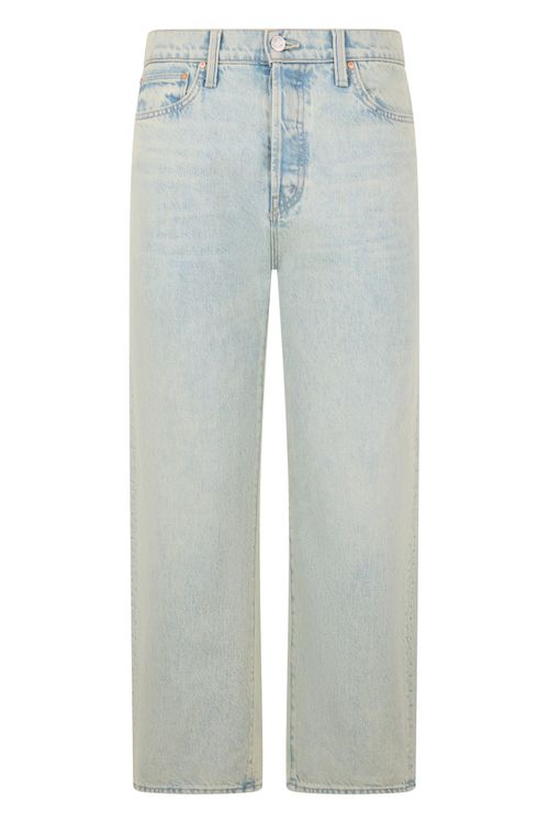 Light Blue Straight Mid Rise Jeans