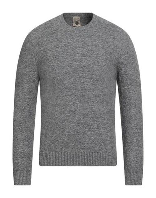 Man Sweater Grey Size 36 Cotton, Baby alpaca wool, Polyamide, Merino Wool, Elastane