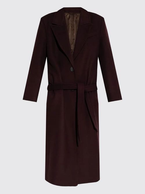 Coat Woman color Burgundy
