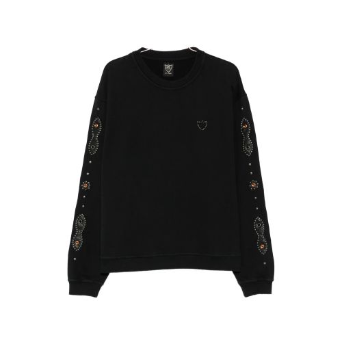 Moustache Stud-embellished Sweatshirt