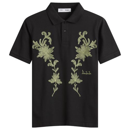 TOGA Embroidery Polo Shirt Black