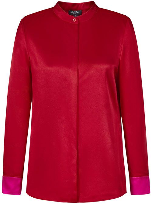 Year Of The Dragon silk shirt - Red