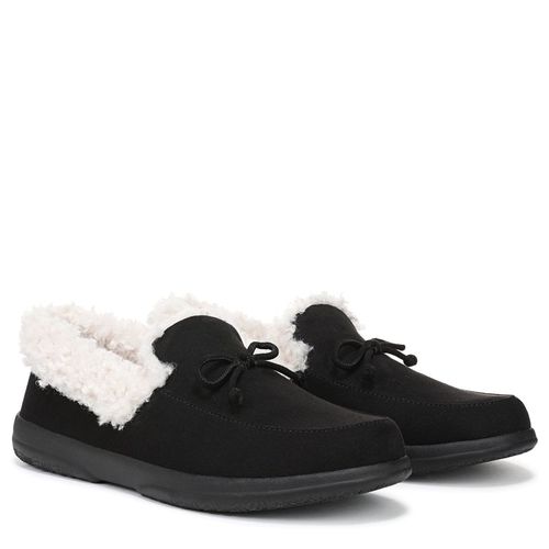 Women's Claribel Slipper Shoes (Black Microfiber)