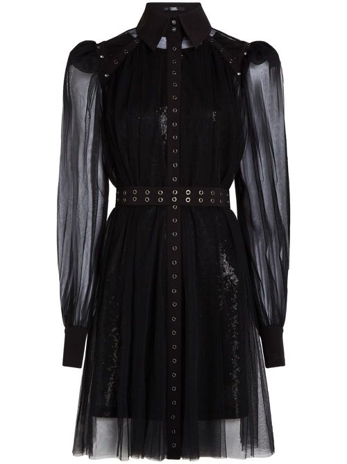 Layered dress - Black