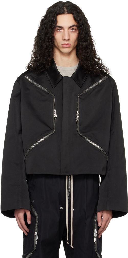 Black Temple Heizer Mac Jacket