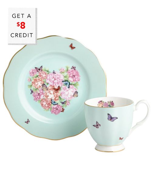 Miranda Kerr Friendship Blessings Footed Mug & Plate Set With $8 Credit