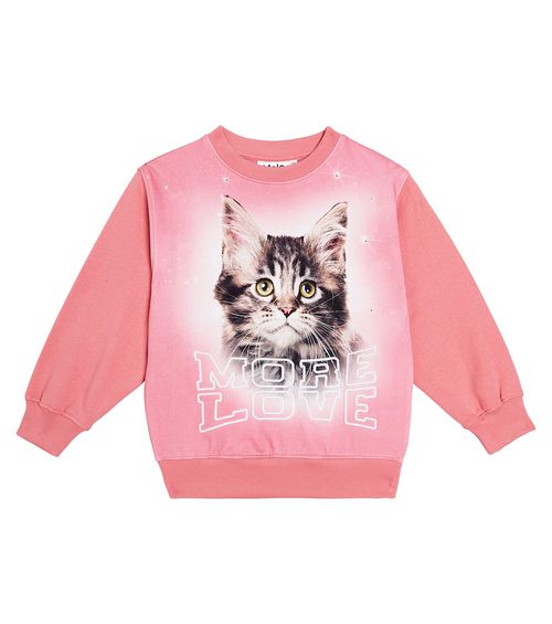 Molo Monti printed cotton jersey sweatshirt