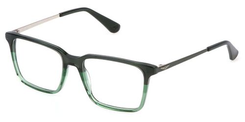 Police VK142 TAILWIND JR 1 JUNIOR Kids 0Z48 Kids' Eyeglasses Green Size 50 (Frame Only) - Blue Light Block Available