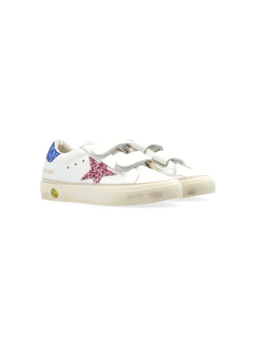Old School leather sneakers - White