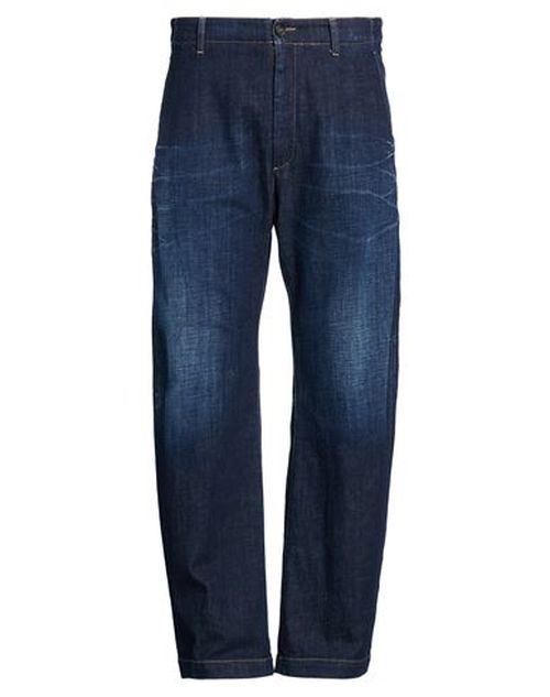 Man Jeans Blue Size 32 Cotton, Elastane