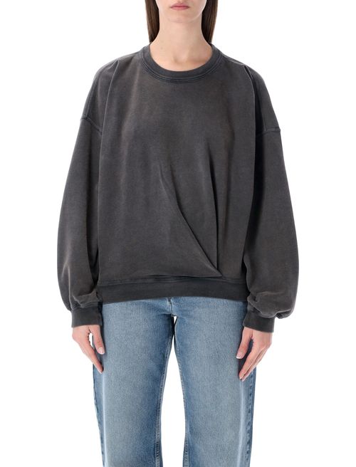 The Sauria Mini Draped Long Sleeve T-Shirt - Women's
