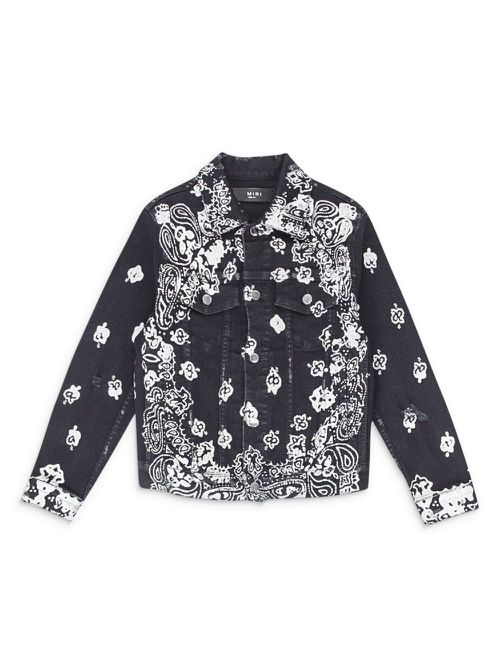AMIRI KIDS Bandana jacket - Black