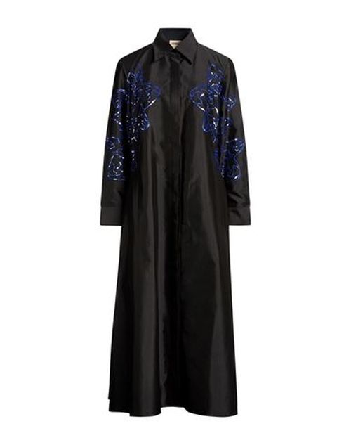 Woman Maxi dress Black Size L Polyester