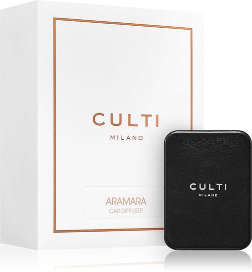 Culti Milano Car Diffuser Black Aramara deodorante per auto + ricarica