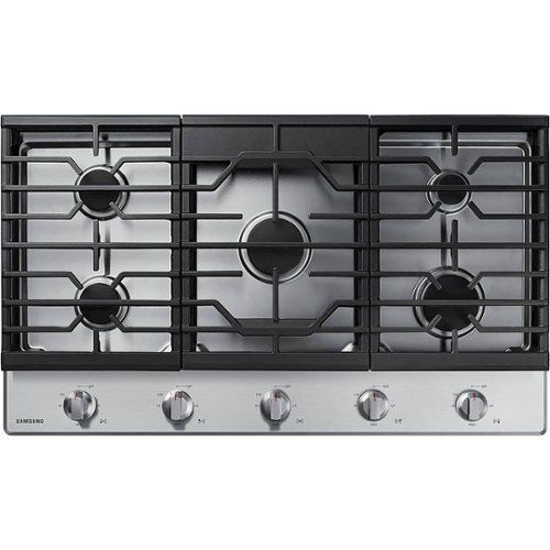 "36"" Built-In Gas Cooktop with 5 Burners - Stainless Steel"