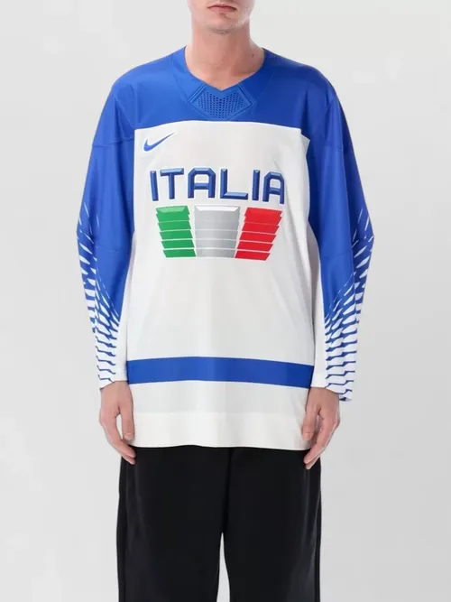 Nike - v-neck long-sleeve jersey t-shirt