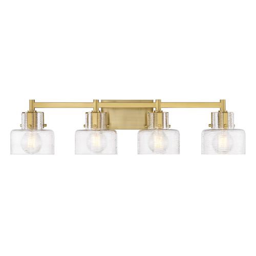 Dover 4-Light Bathroom Vanity Light in Warm Bra