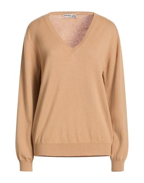Woman Sweater Camel Size 10 Cashmere