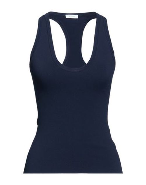 Woman Tank top Navy Size L Viscose, Polyester, Polyamide, Elastane