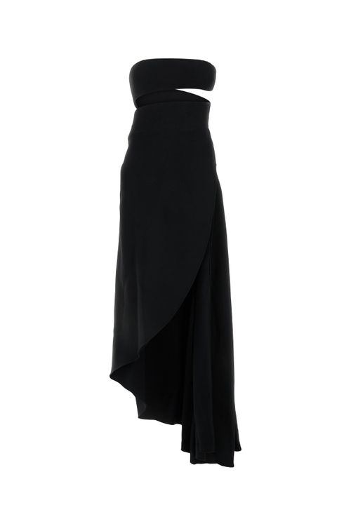Alaia Spiral Dress — Black