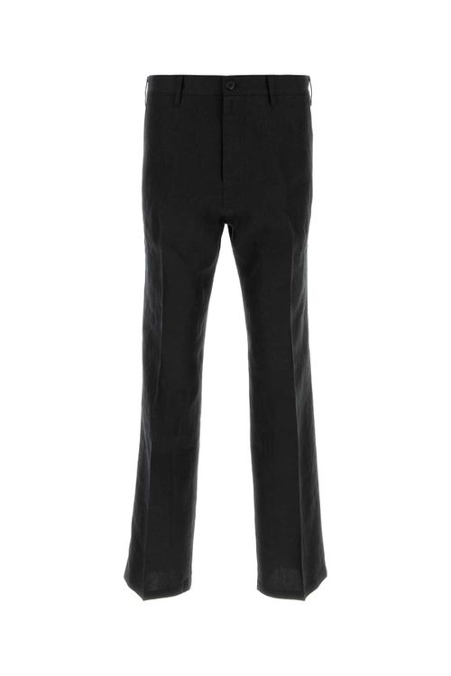 Linen Trouser — Black