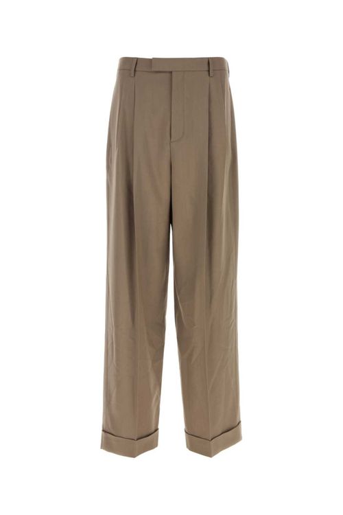 Light Brown Pleated Pants