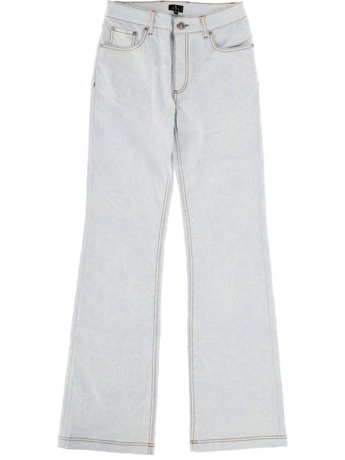 Jeans With Paisley Pattern