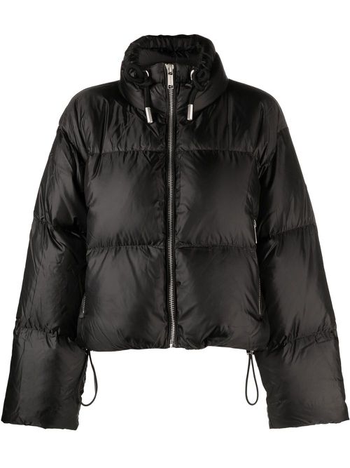 Recycled-polyester puffer jacket - Black
