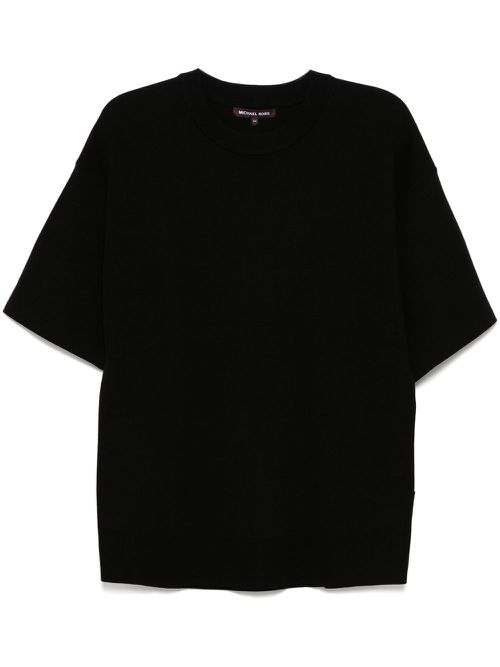 Short-sleeved jumper - Black