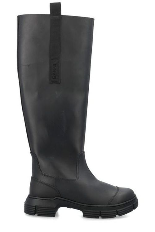 Ganni Country Knee-High Slip-On Boots