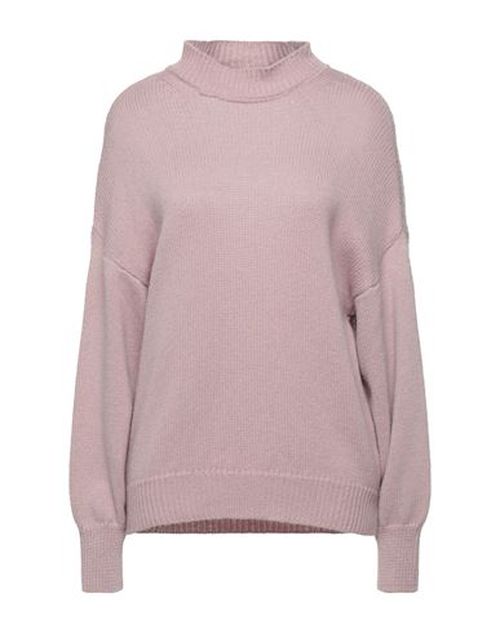 N. o.w. Andrea Rosati Cashmere Woman Turtleneck Blush Size M Cashmere