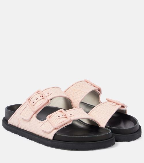 Birkenstock 1774 Arizona Luxe raffia sandals
