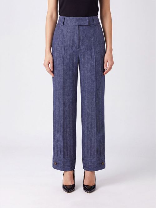 Pants Woman color Blue