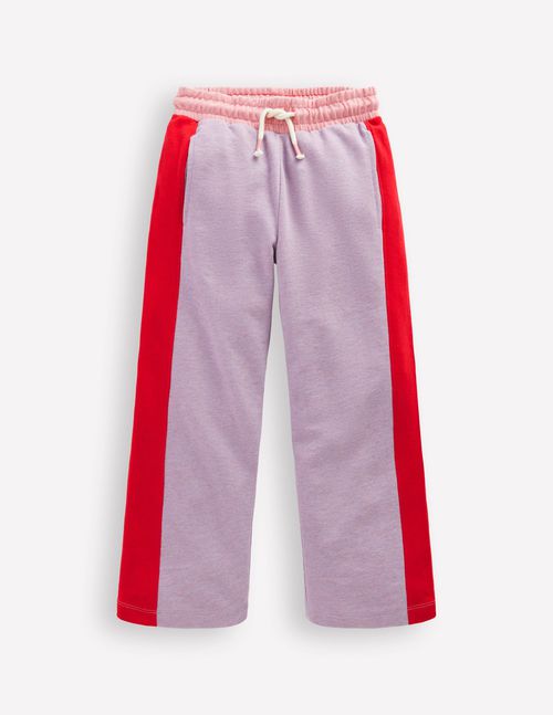 Wide Leg Sweatpants Colourblock