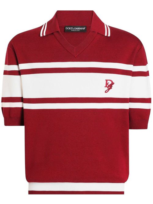 Striped T-shirt - Red