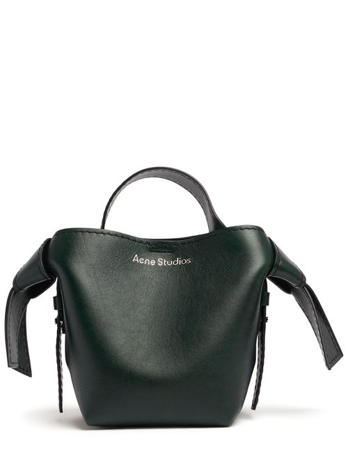 Mini Musubi Leather Top Handle Bag