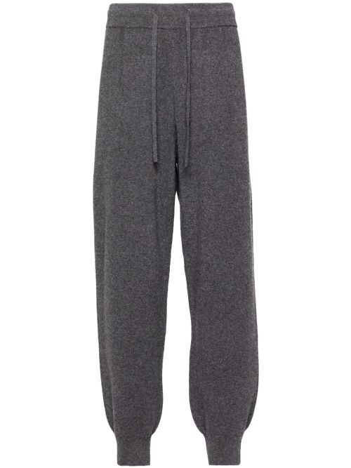 Knitted track pants - Grey