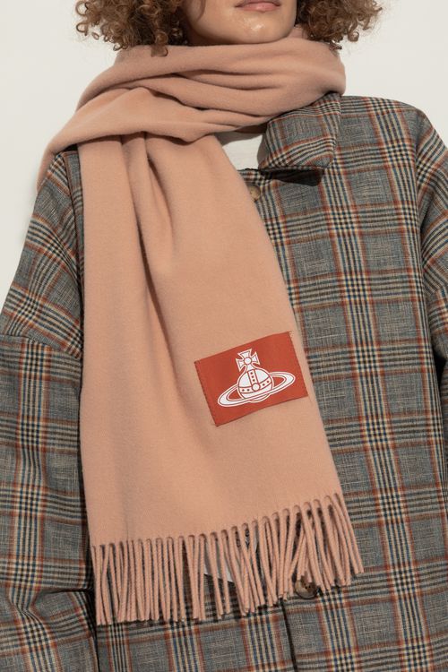 Wool Scarf, Unisex, Beige