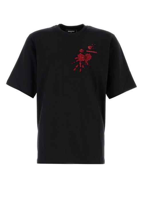 Black Cotton T-shirt