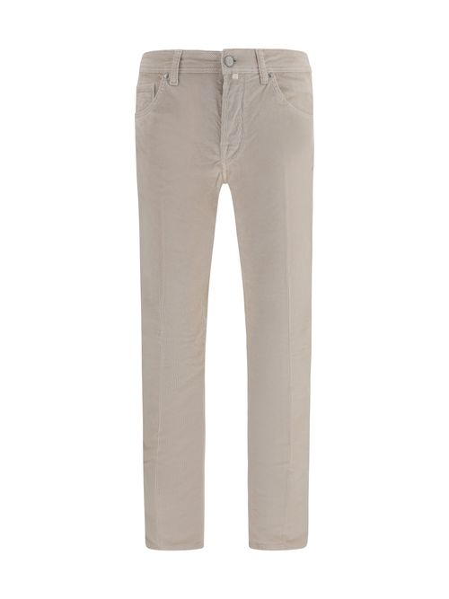 Corduroy Trousers — Beige