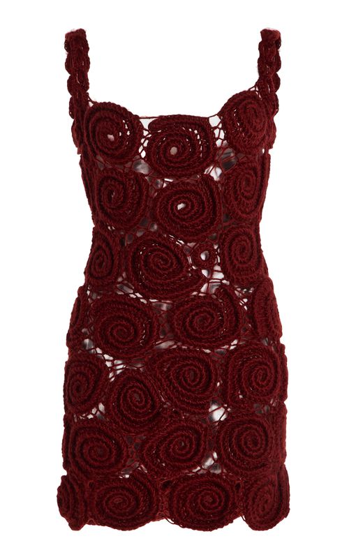 Spiral Knit Mini Dress