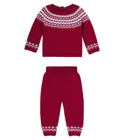Baby Lyle wool sweater and pants set