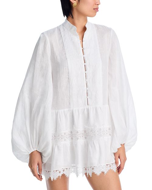 BARDOT | Antonia Lace Trim Mini Dress | Realry