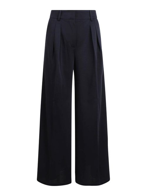 Christmas wool jersey trousers
