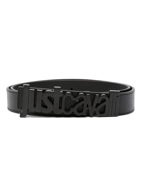 Logo-buckle belt - Black