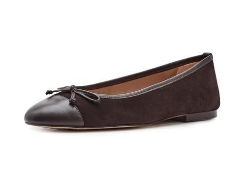 LK Bennett Women's Kara Toe Cap Ballerina Flats