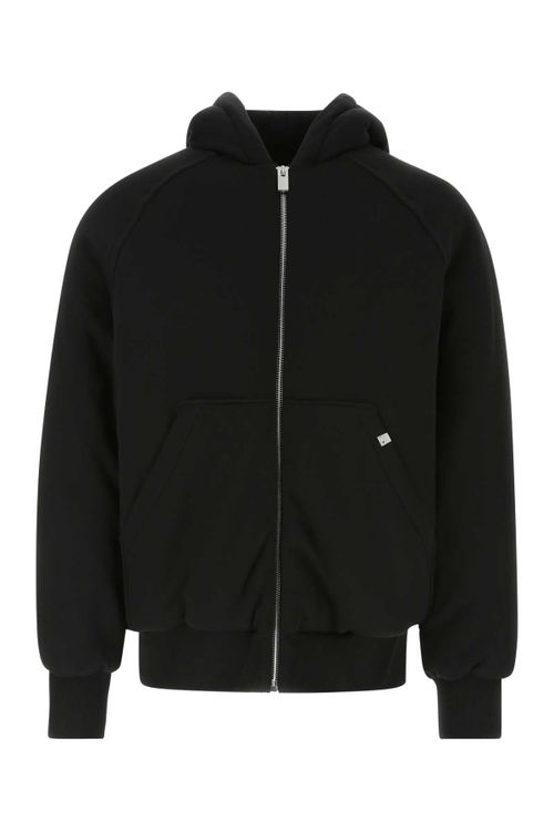 Cotton Padded Jacket — Black