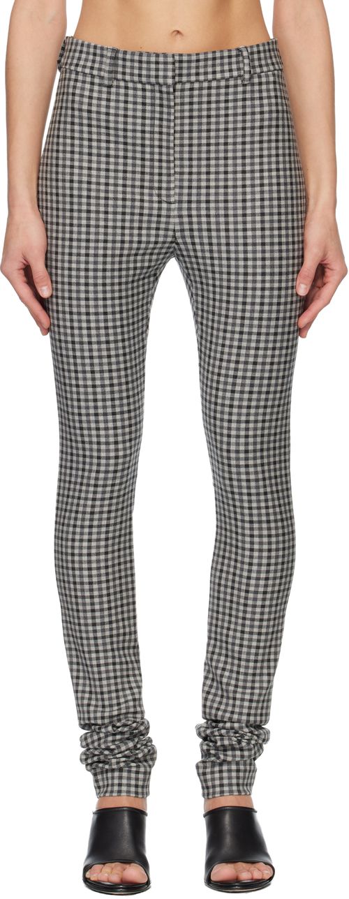 Gray Wool Leggings